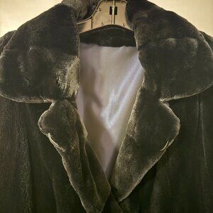 Peter Duffy Furs Blue Sheared Mink Reversable Raincoat